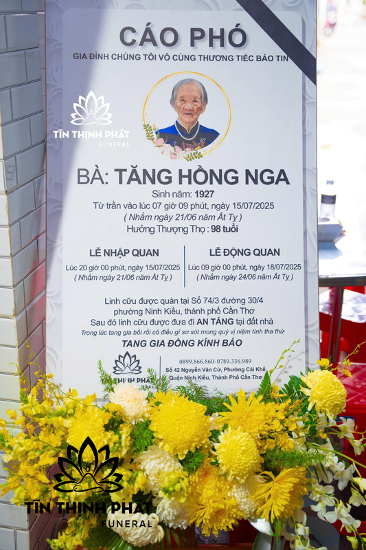 Gói Tang Lễ An Bình