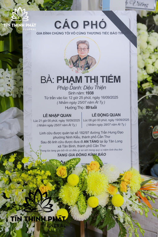 Gói Tang Lễ Tây Phương